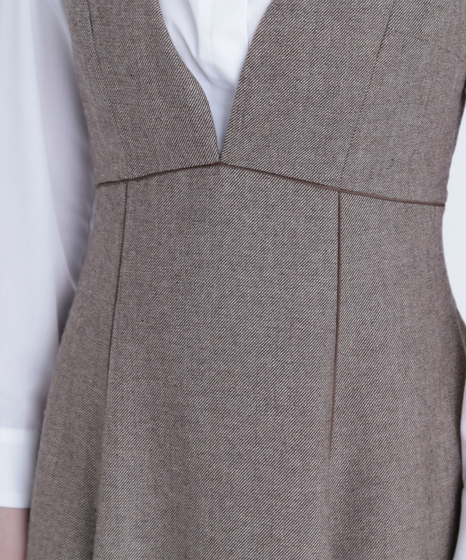  「ニュアンスVネックジャンスカ」|ワンピース|