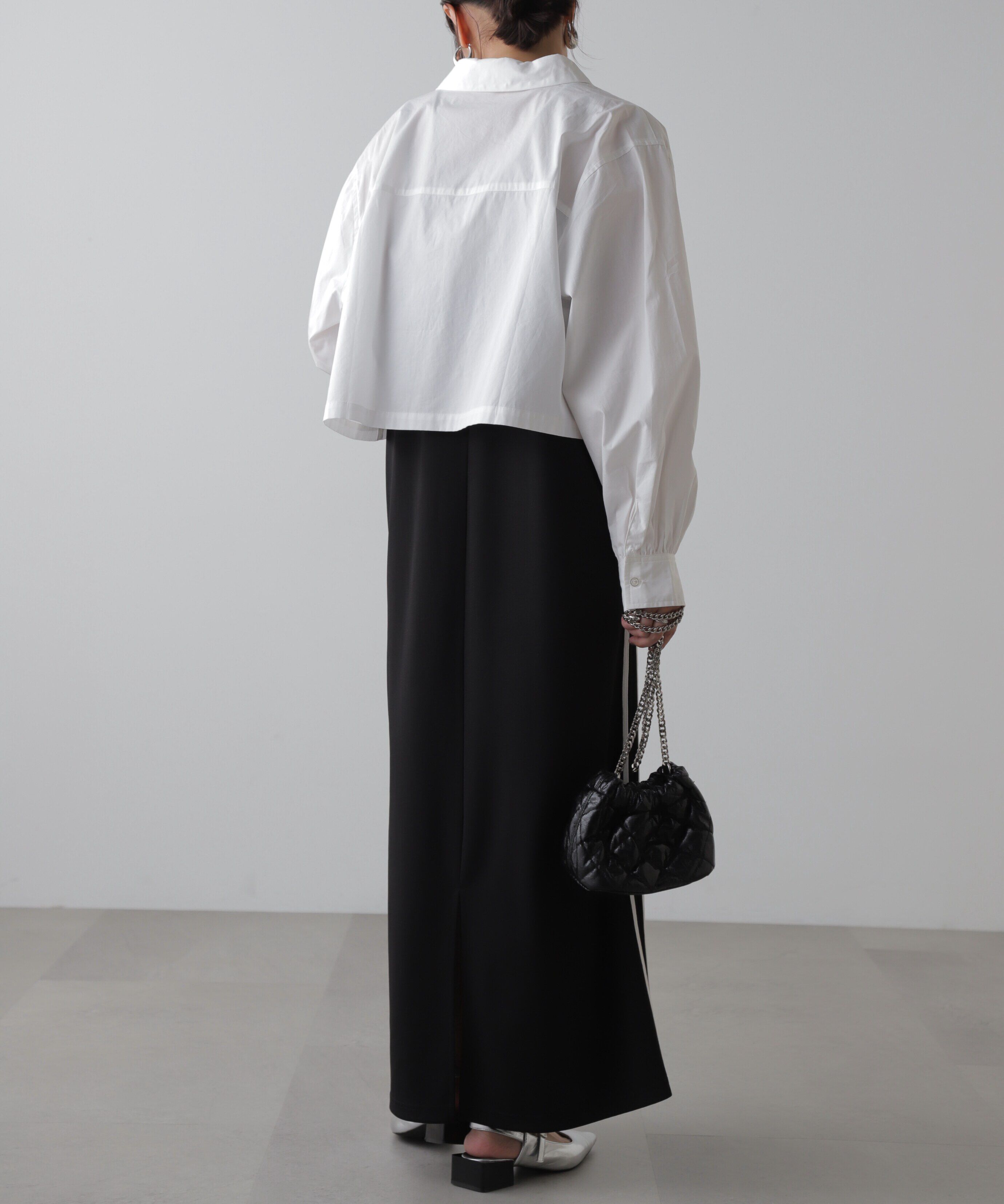  「ビッグポケットショート丈シャツ」|シャツ・ブラウス|