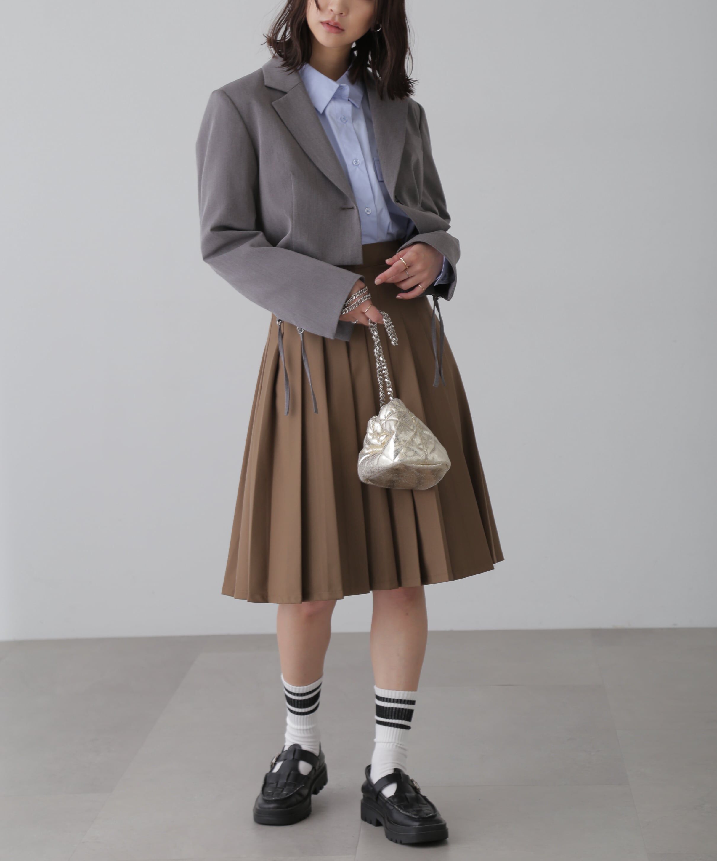  「ビッグポケットショート丈シャツ」|シャツ・ブラウス|