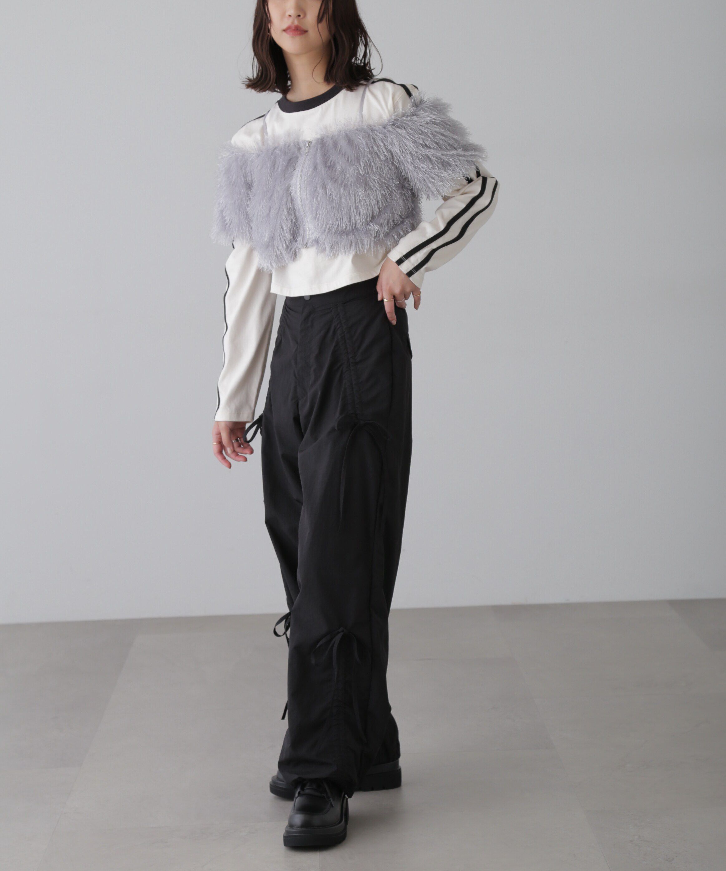  「リボンドロストパンツ」|その他|