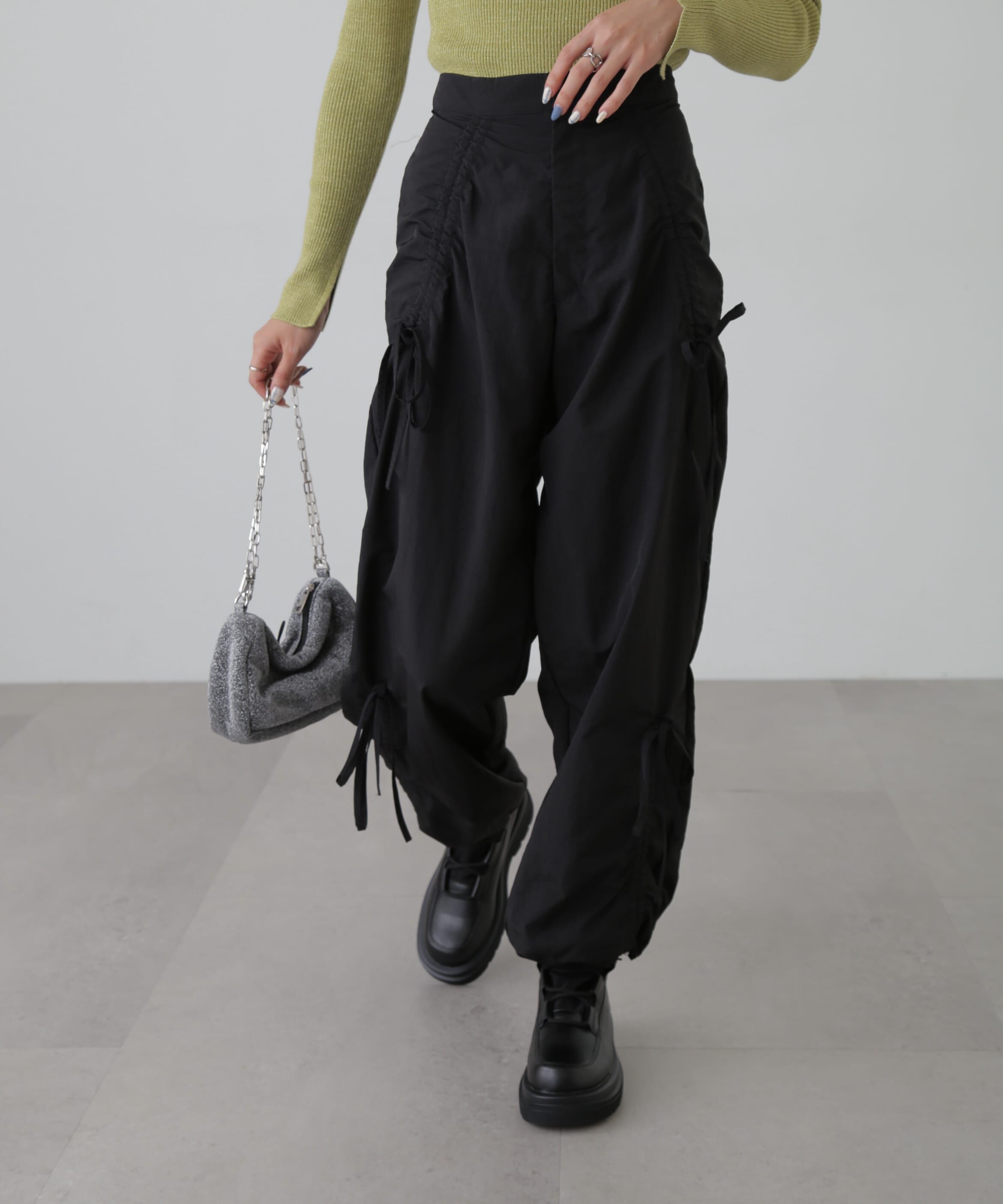  「リボンドロストパンツ」|その他|