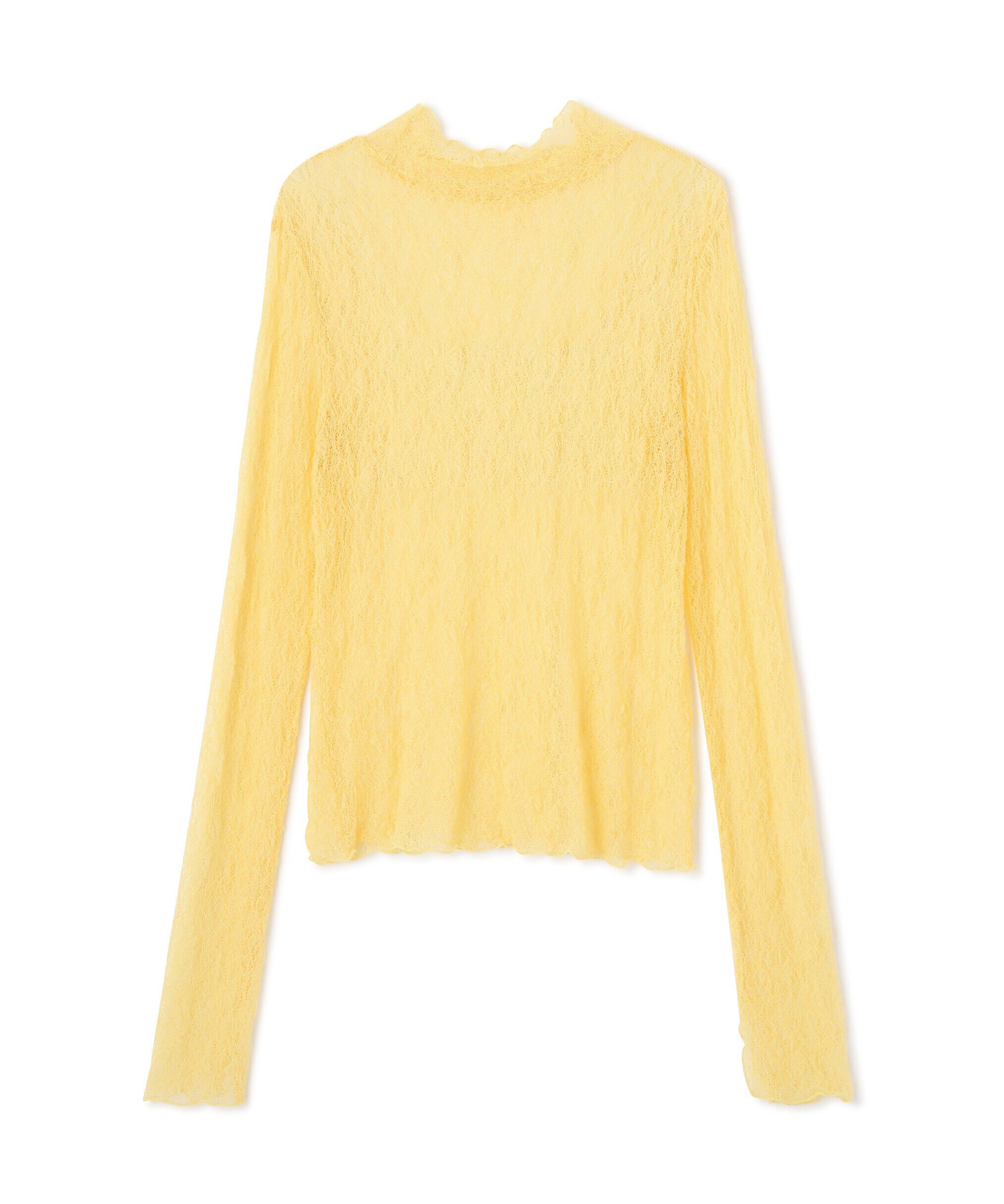  「レースハイネックカットソー」|Tシャツ・カットソー|