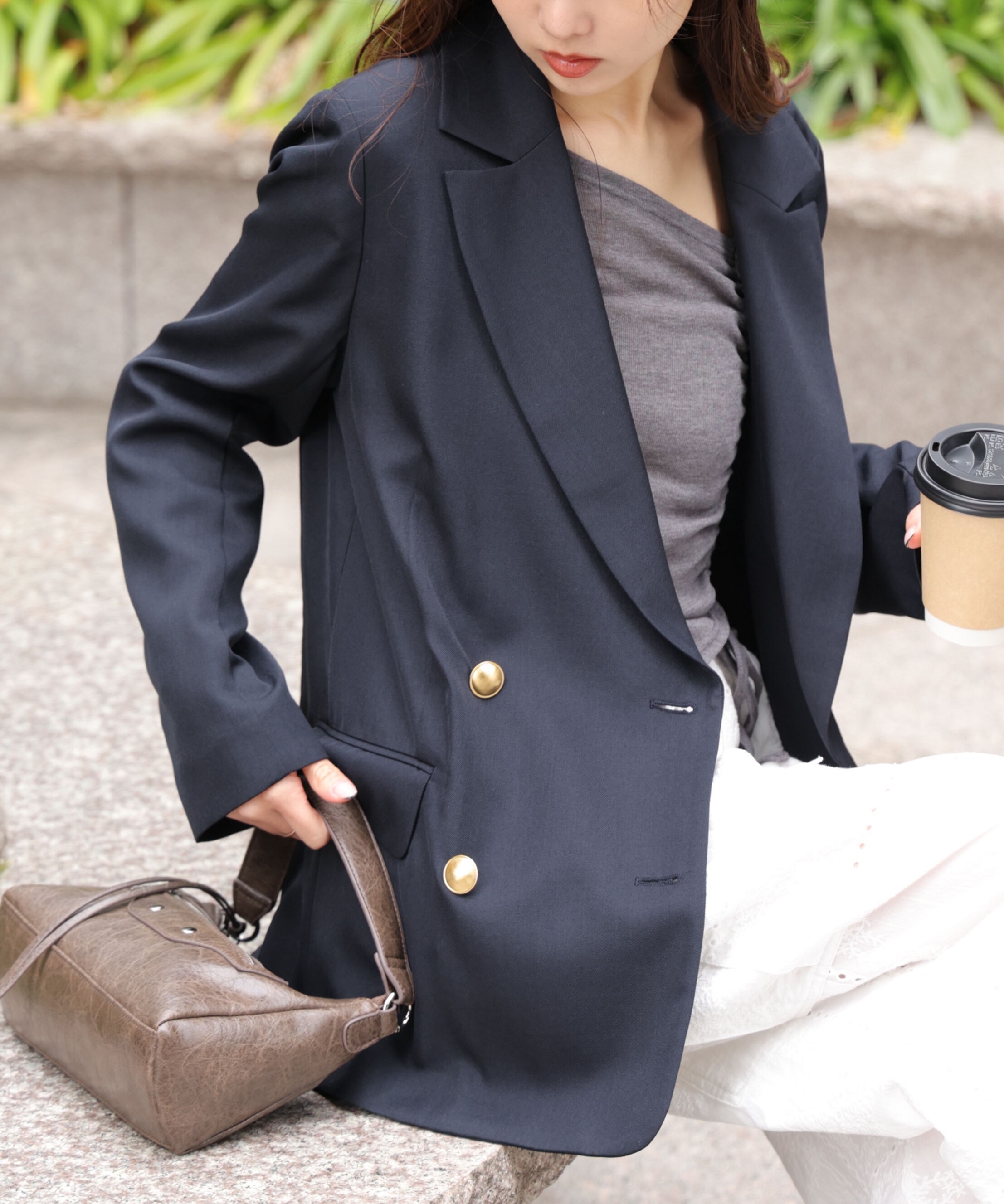  「金ボタンダブルブレストジャケット」|その他|