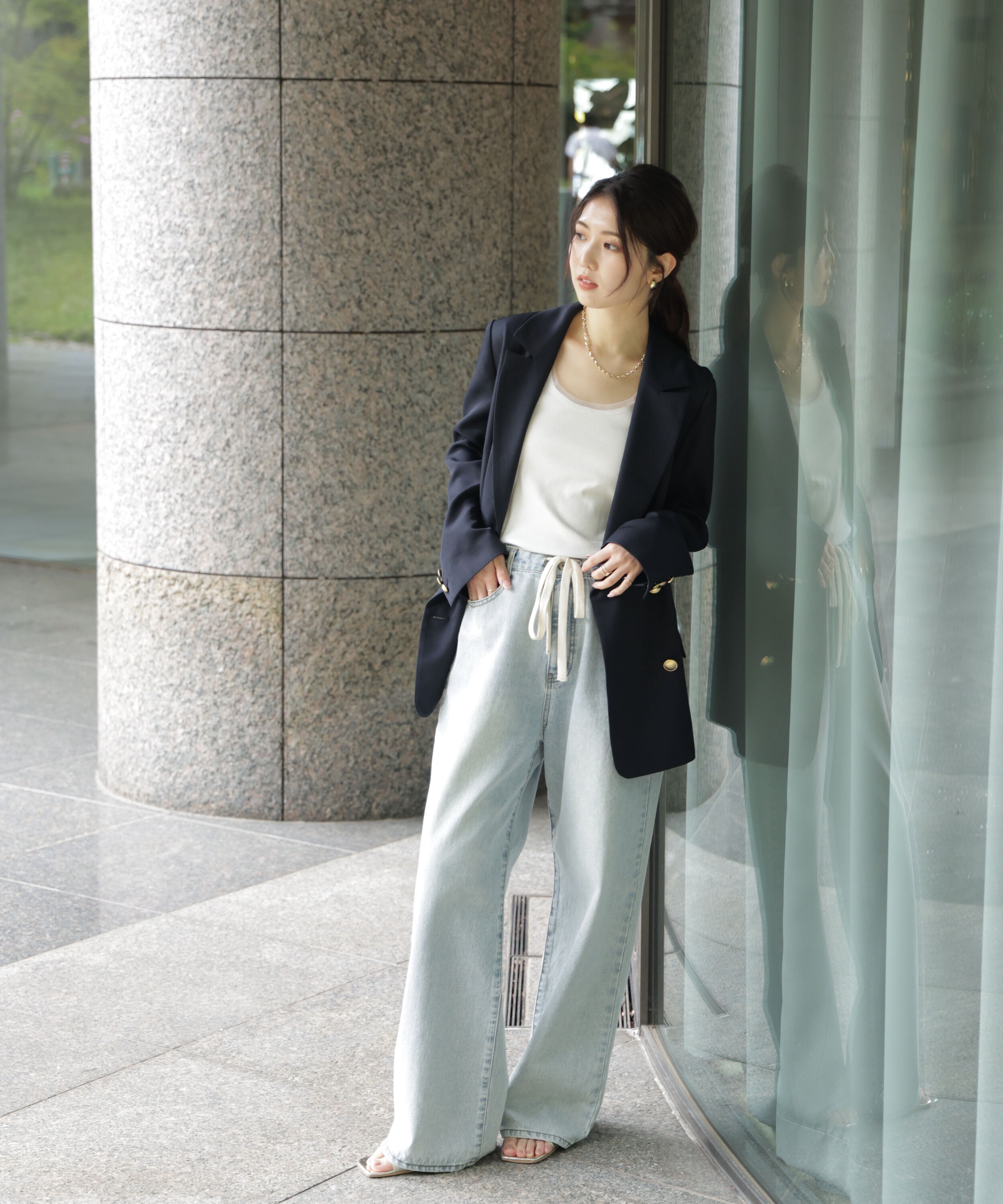  「金ボタンダブルブレストジャケット」|その他|