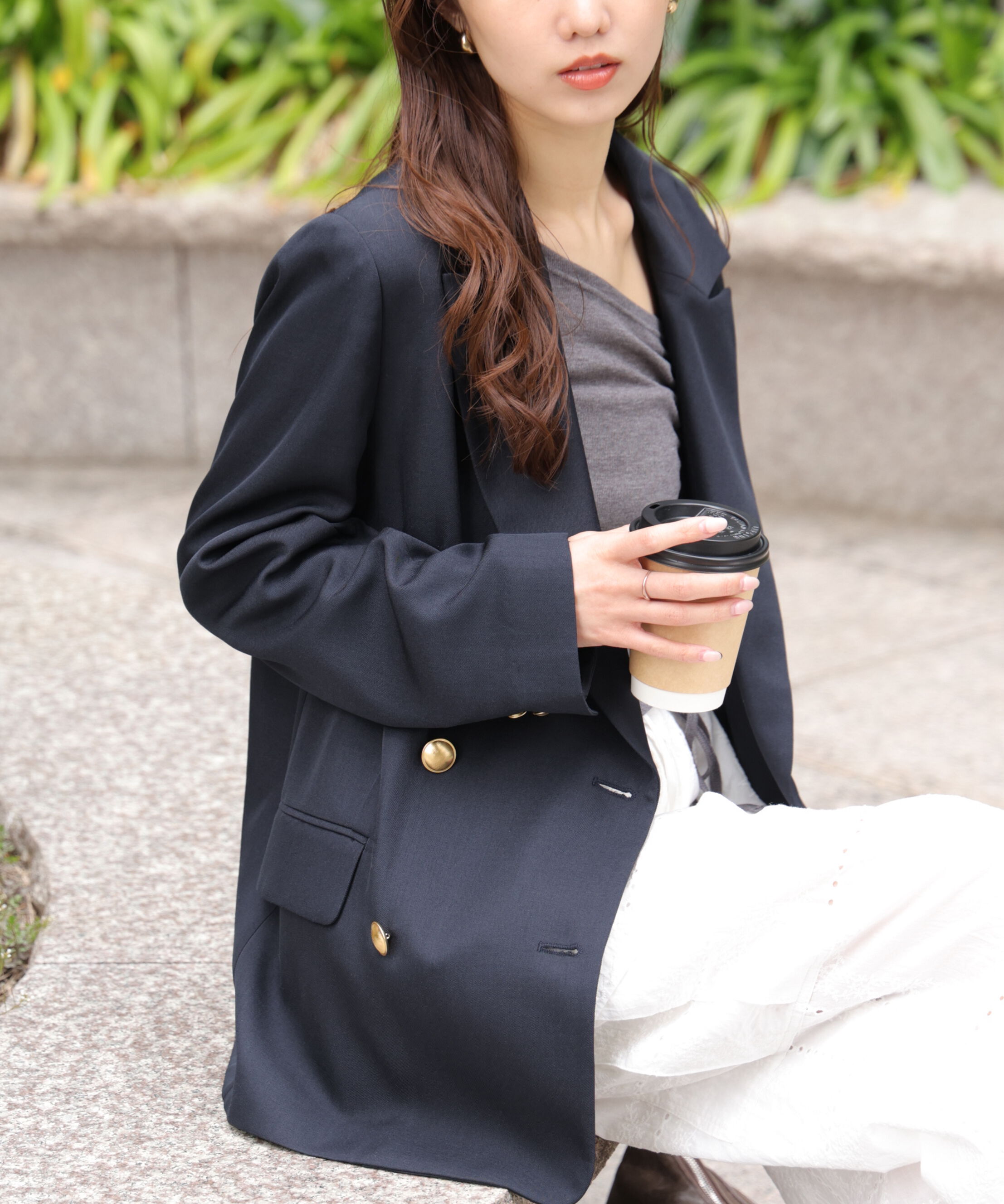  「金ボタンダブルブレストジャケット」|その他|