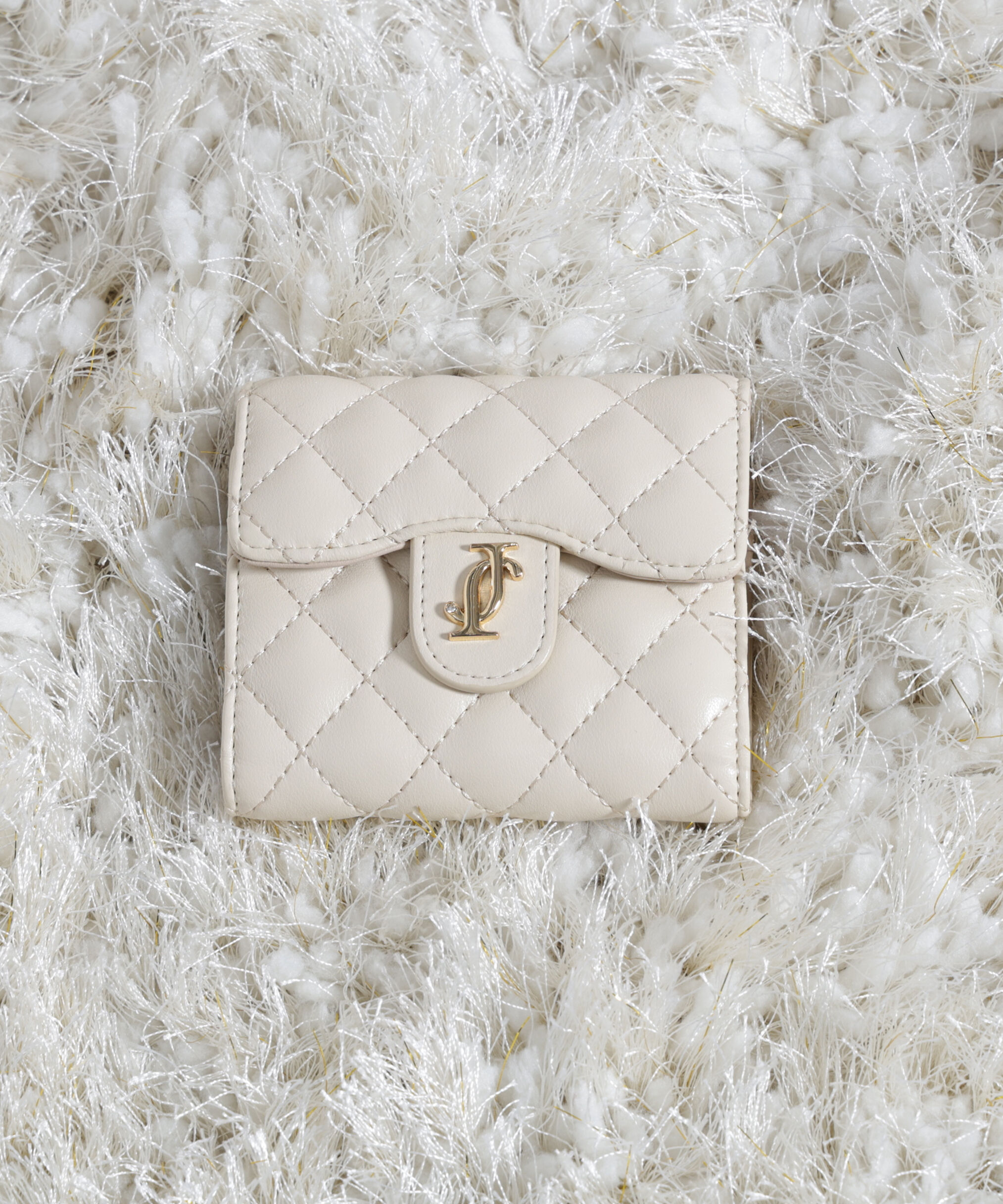  「クロスJキルトウォレットシリーズ ミニ財布」|財布|ホワイト