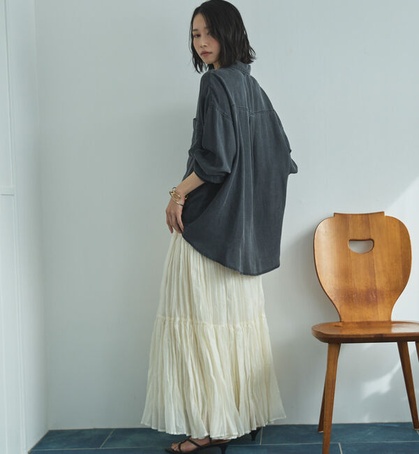 Doux archives「ソフトデニム２ＷＡＹシャツ／」|シャツ・ブラウス|