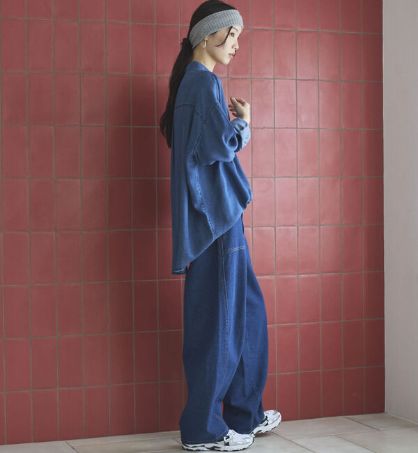 Doux archives「ソフトデニム２ＷＡＹシャツ／」|シャツ・ブラウス|