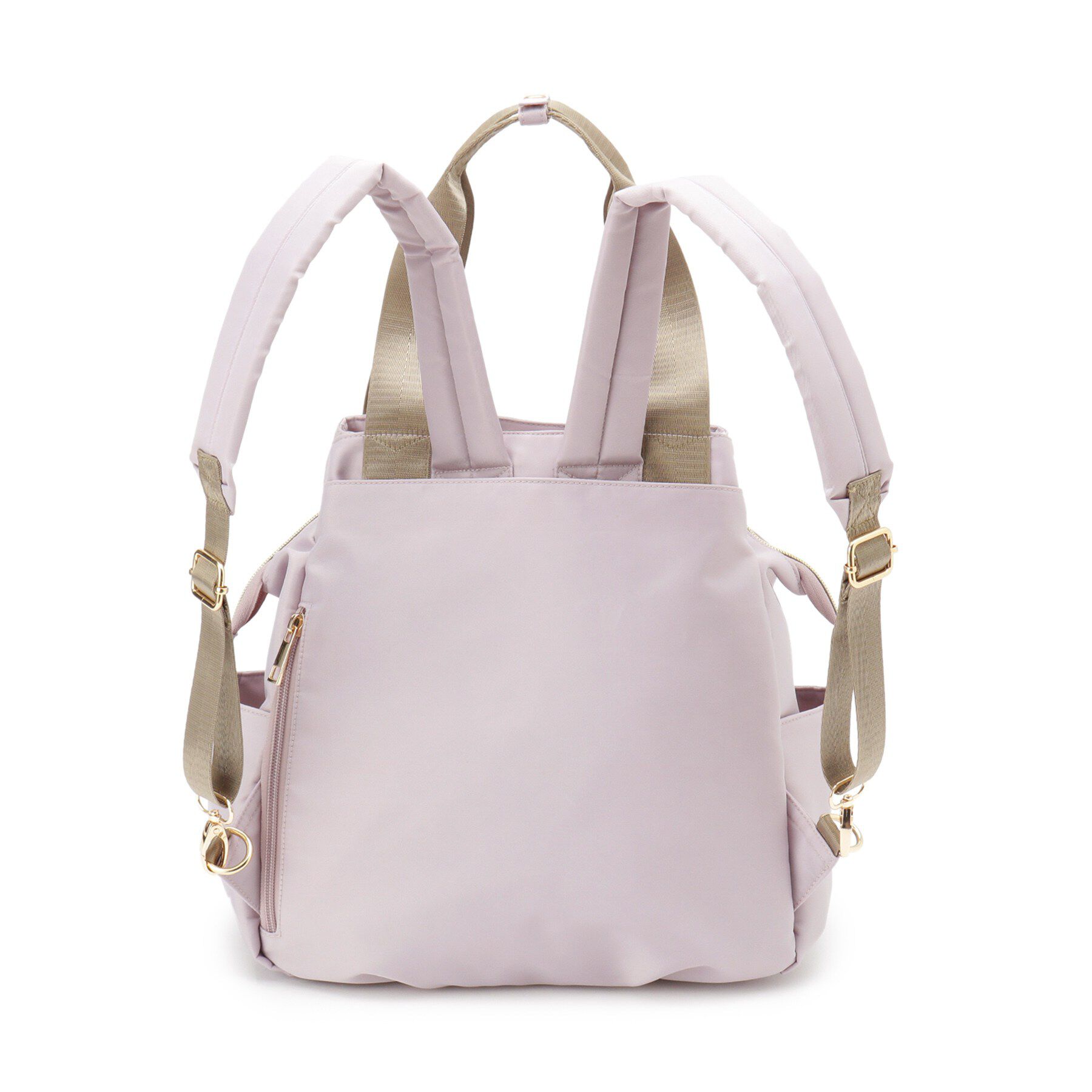 SHOO･LA･RUE「【撥水／2WAY】トートにもなる低反発ベルトの3層リュック」|リュック|