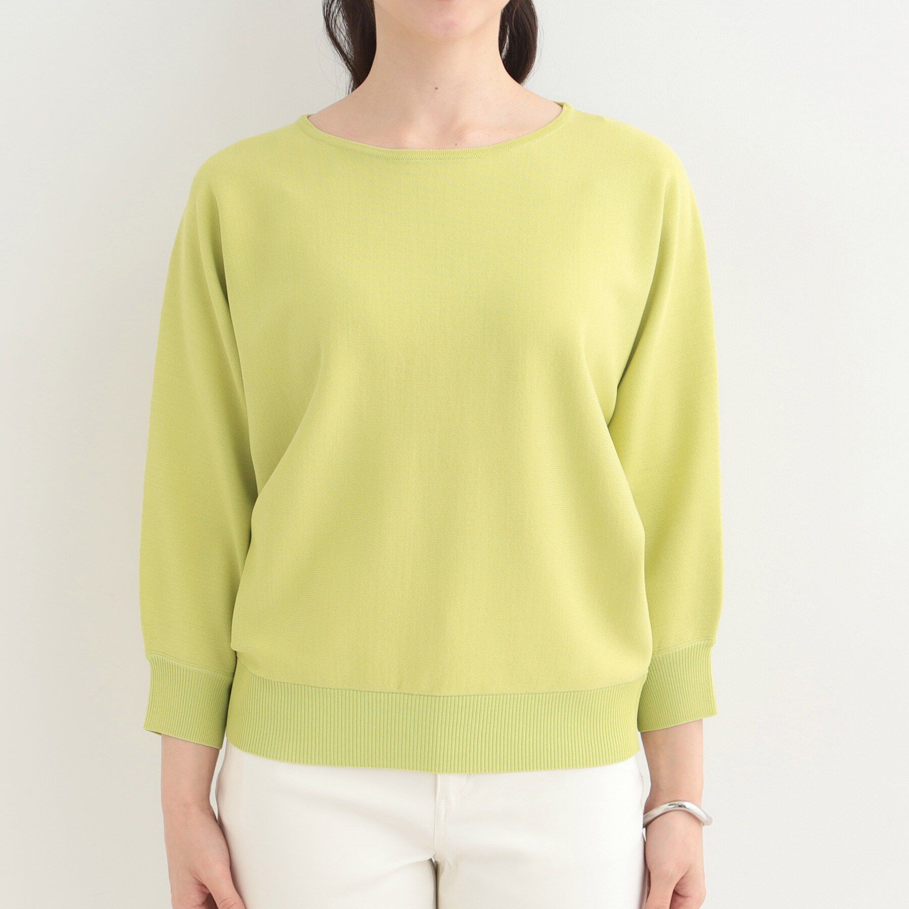 SHOO･LA･RUE「【洗える】軽やかでさらっとしたタッチ すっきり見えドルマンニット」|ニット・セーター|