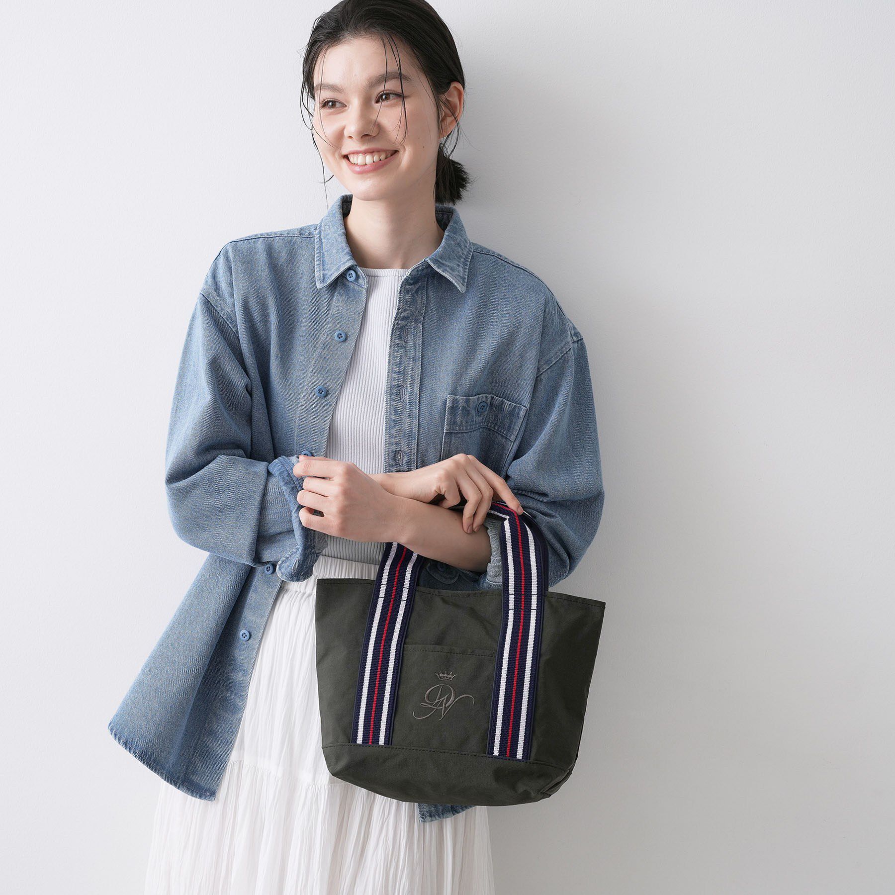 Dessin「【軽量】テープナイロントートバッグ」|トートバッグ|チャコールグレー(0