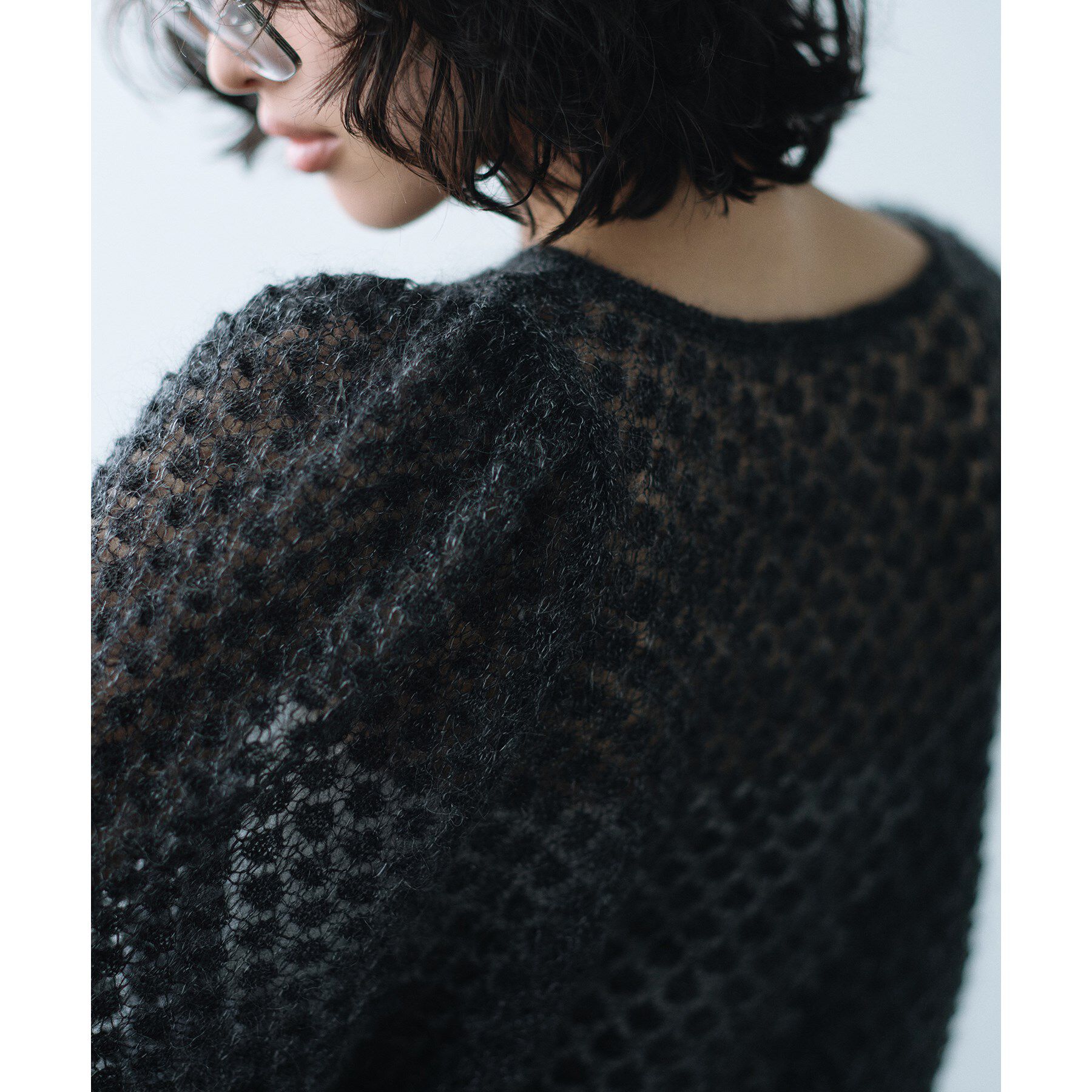 CODE A「2way sheer mohair pullover」|ニット・セーター|