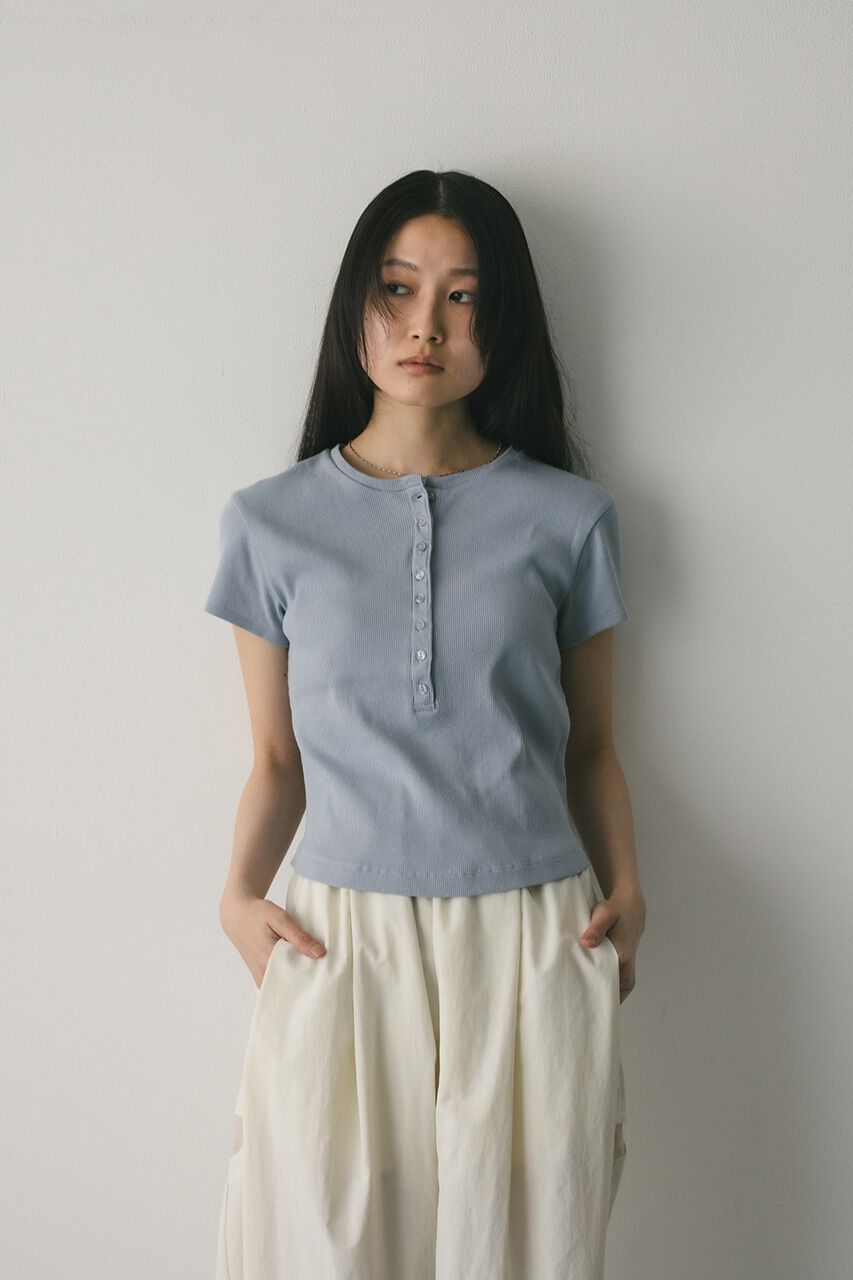 STYLEMIXER「ヘンリーネックT」|Tシャツ・カットソー|SAX