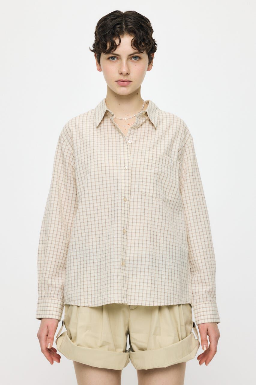 MOUSSY「SUCKER CHECK シャツ」|シャツ・ブラウス|