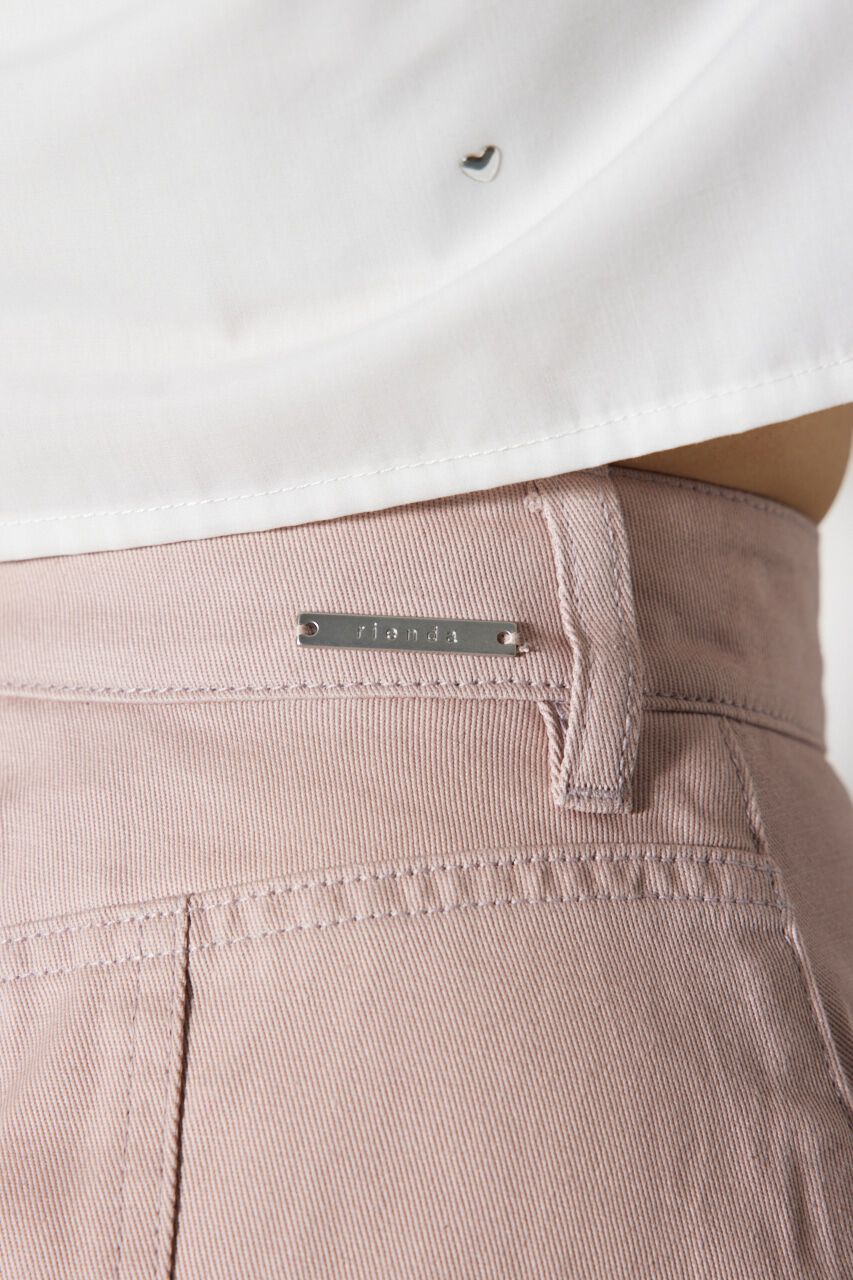 rienda「レイヤードティアードデニムスコートショートパンツ」|スカート|