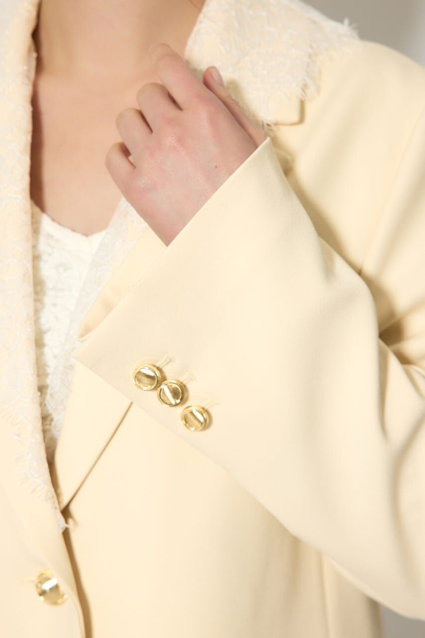 rienda「レースディティール2WAYテーラードジャケット」|その他|