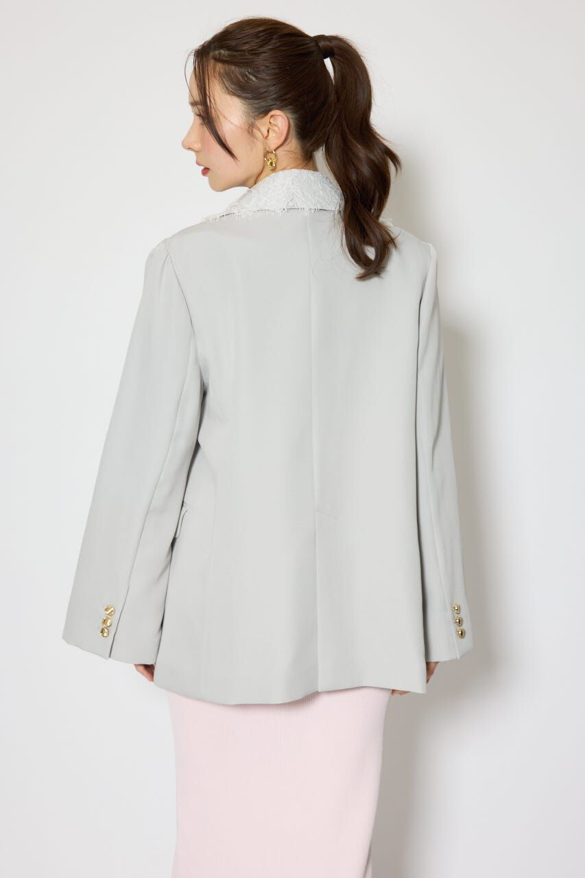 rienda「レースディティール2WAYテーラードジャケット」|その他|