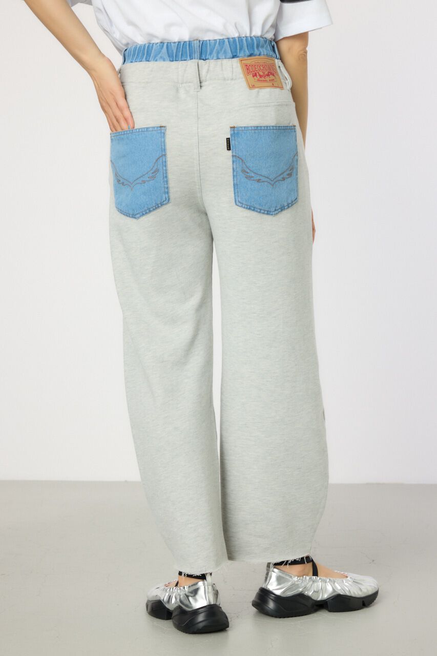 RODEO CROWNS「デニムウエスト スウェットワイドパンツ」|その他|