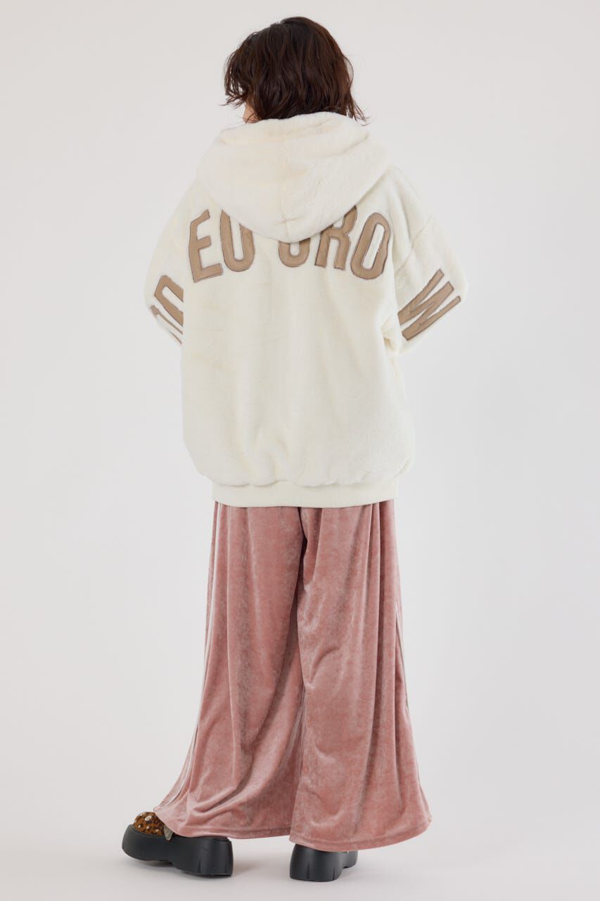 RODEO CROWNS「ロゴパッチエコファーブルゾン」|ブルゾン・スタジャン|