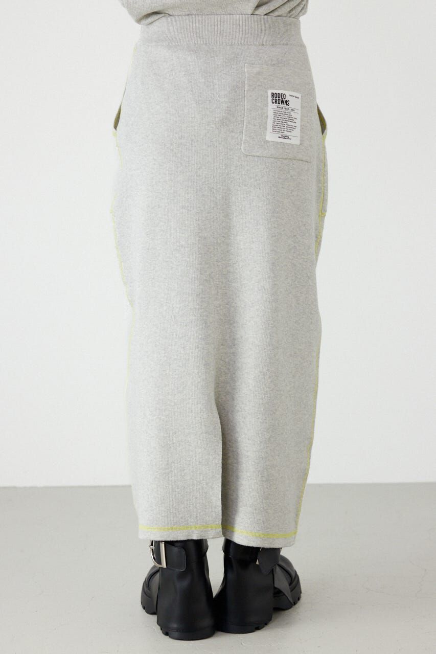 RODEO CROWNS「スウェットライクサイドステッチニットスカート」|スカート|