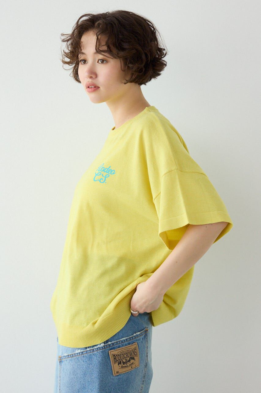 RODEO CROWNS「フラワーロゴニットトップス」|ニット・セーター|