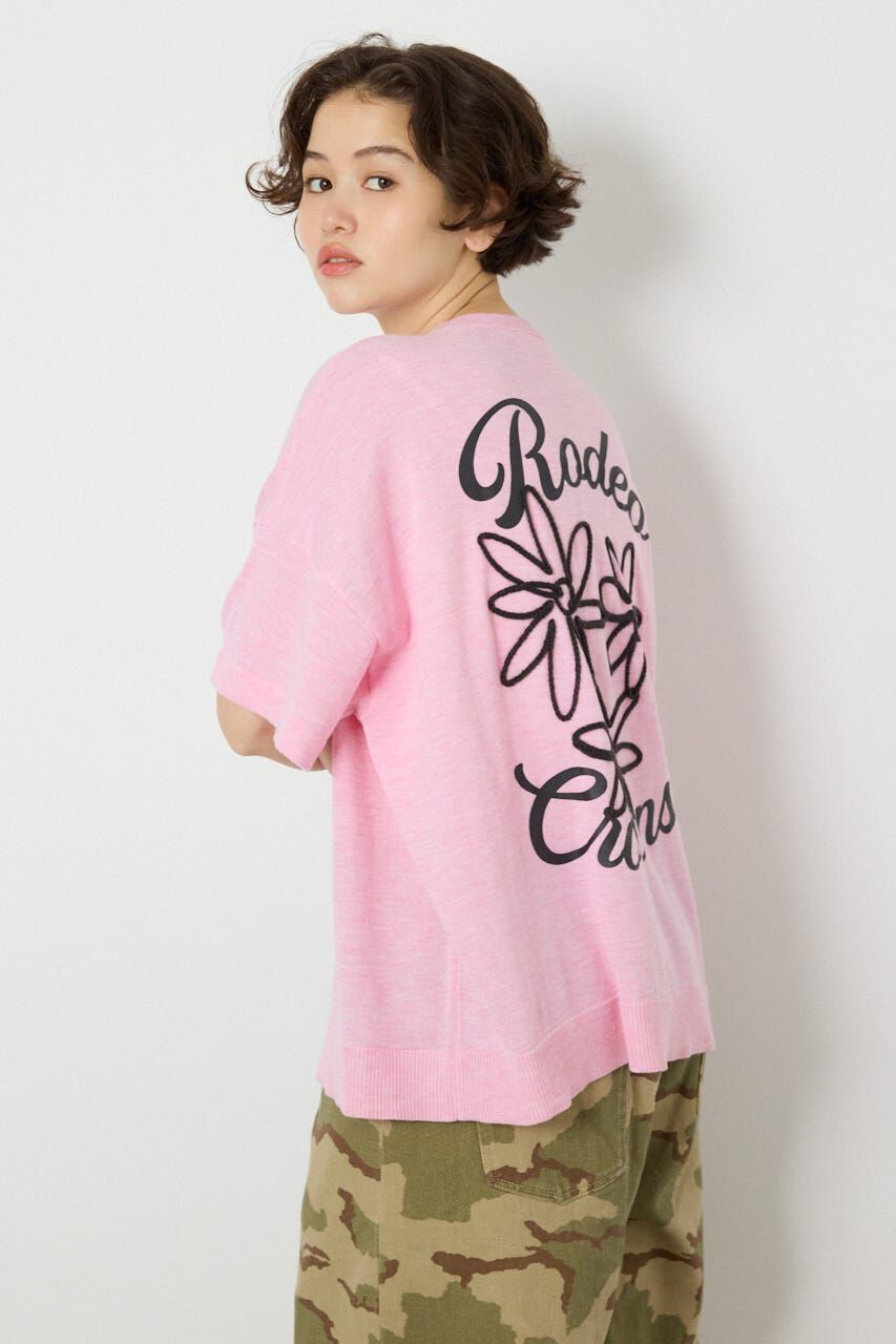 RODEO CROWNS「フラワーロゴニットトップス」|ニット・セーター|