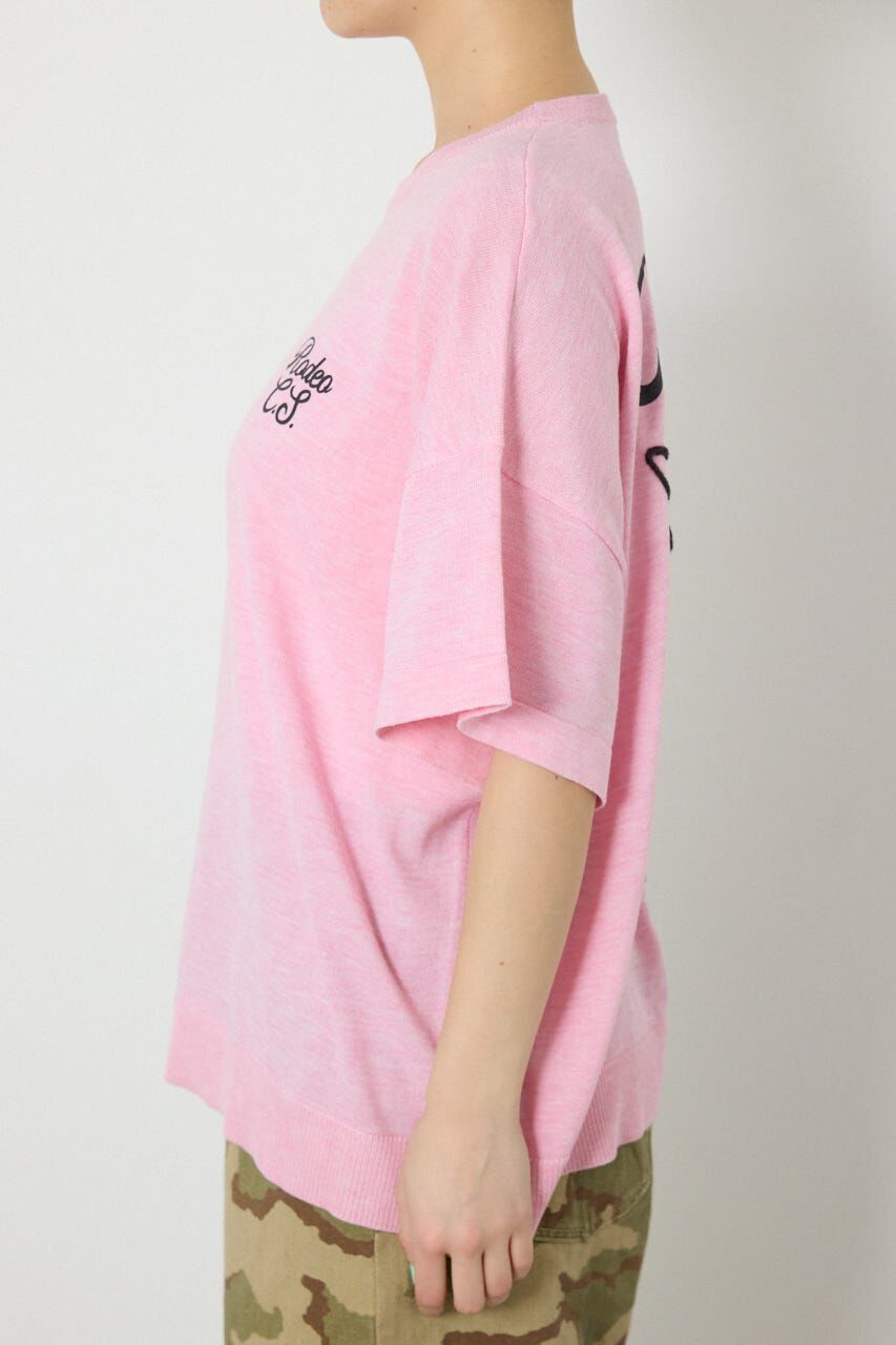 RODEO CROWNS「フラワーロゴニットトップス」|ニット・セーター|