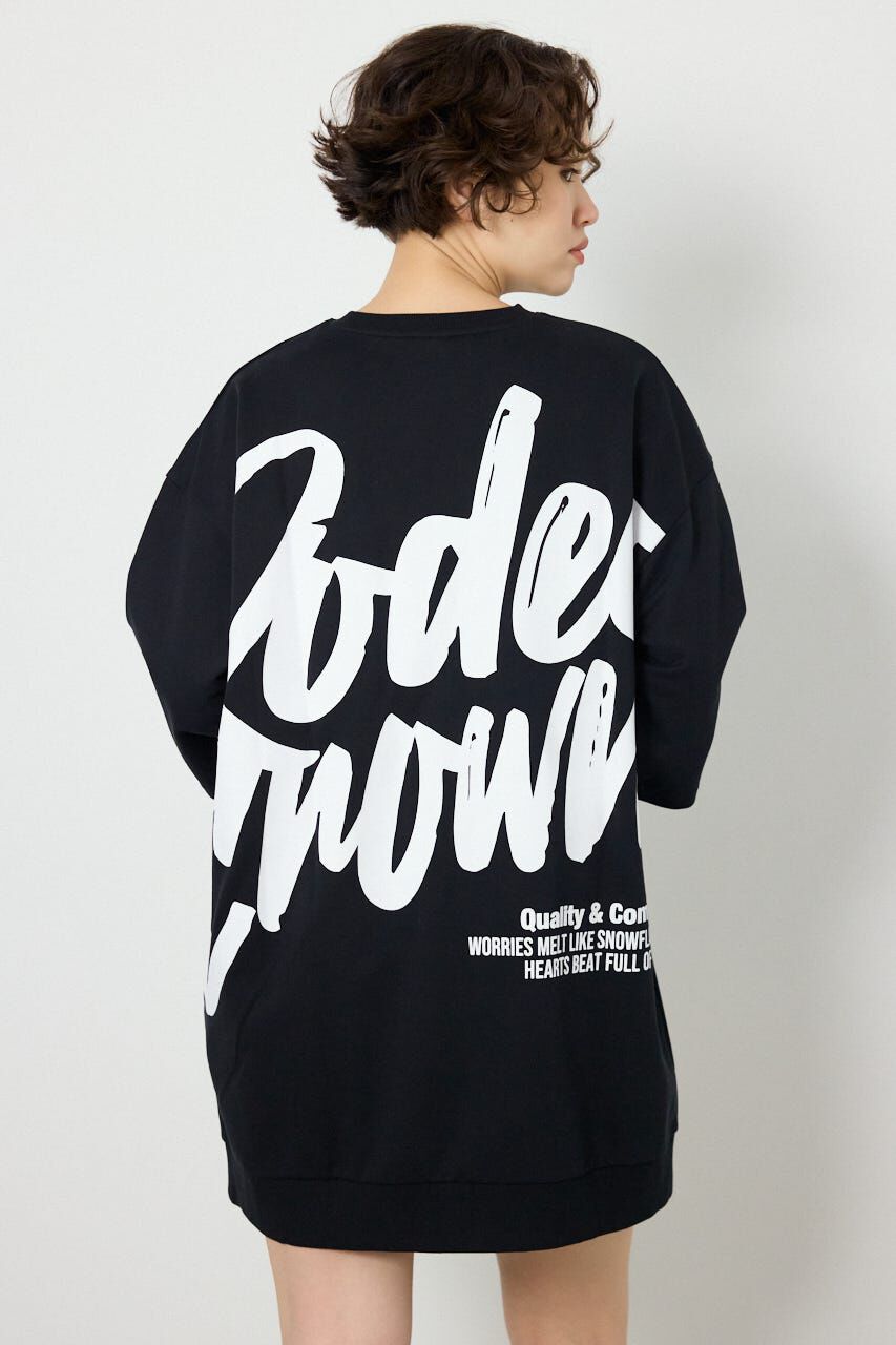 RODEO CROWNS「ペイントロゴハーフスリーブワンピース」|ワンピース|