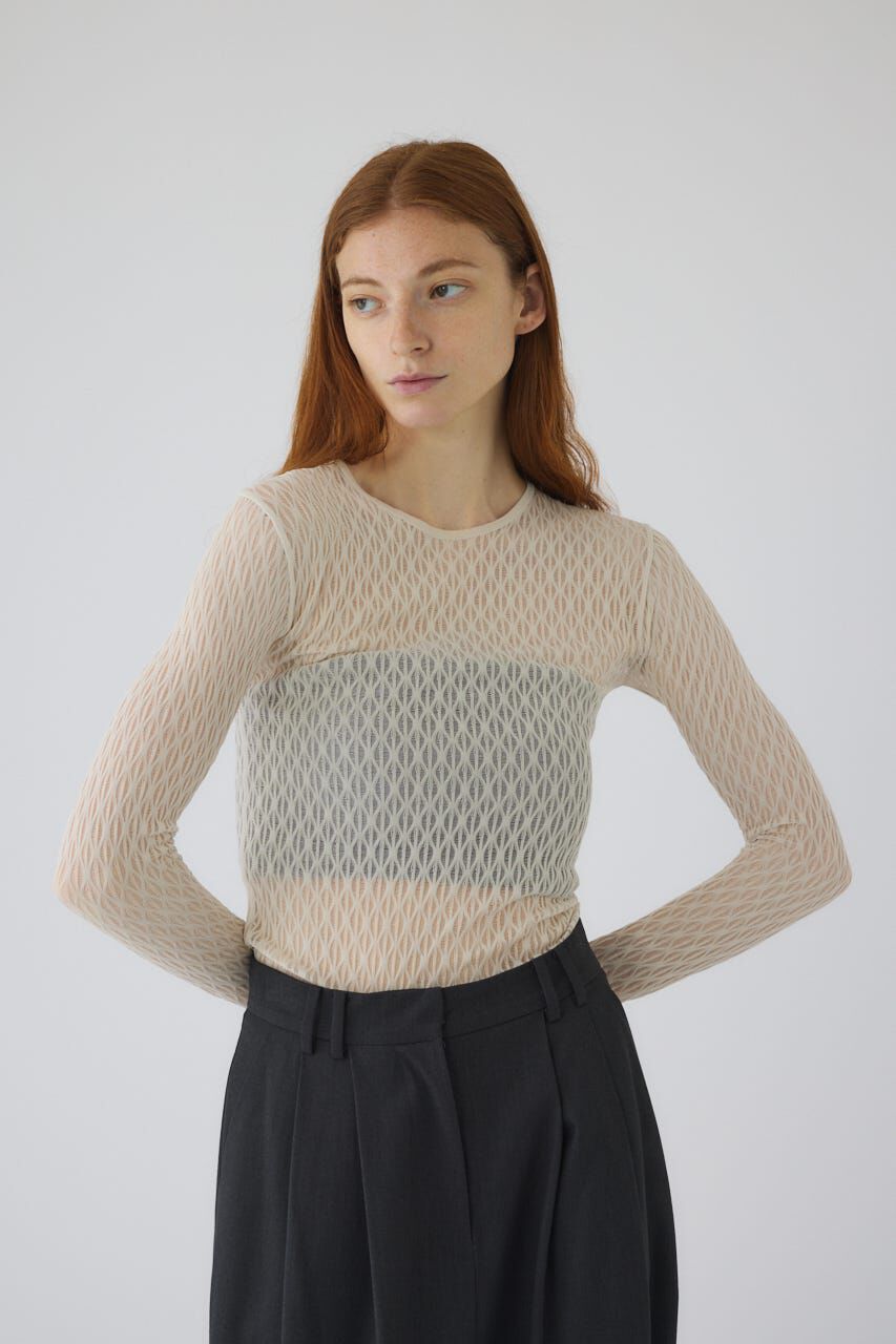 RIM.ARK 「Lace knitting tops」|ニット・セーター|