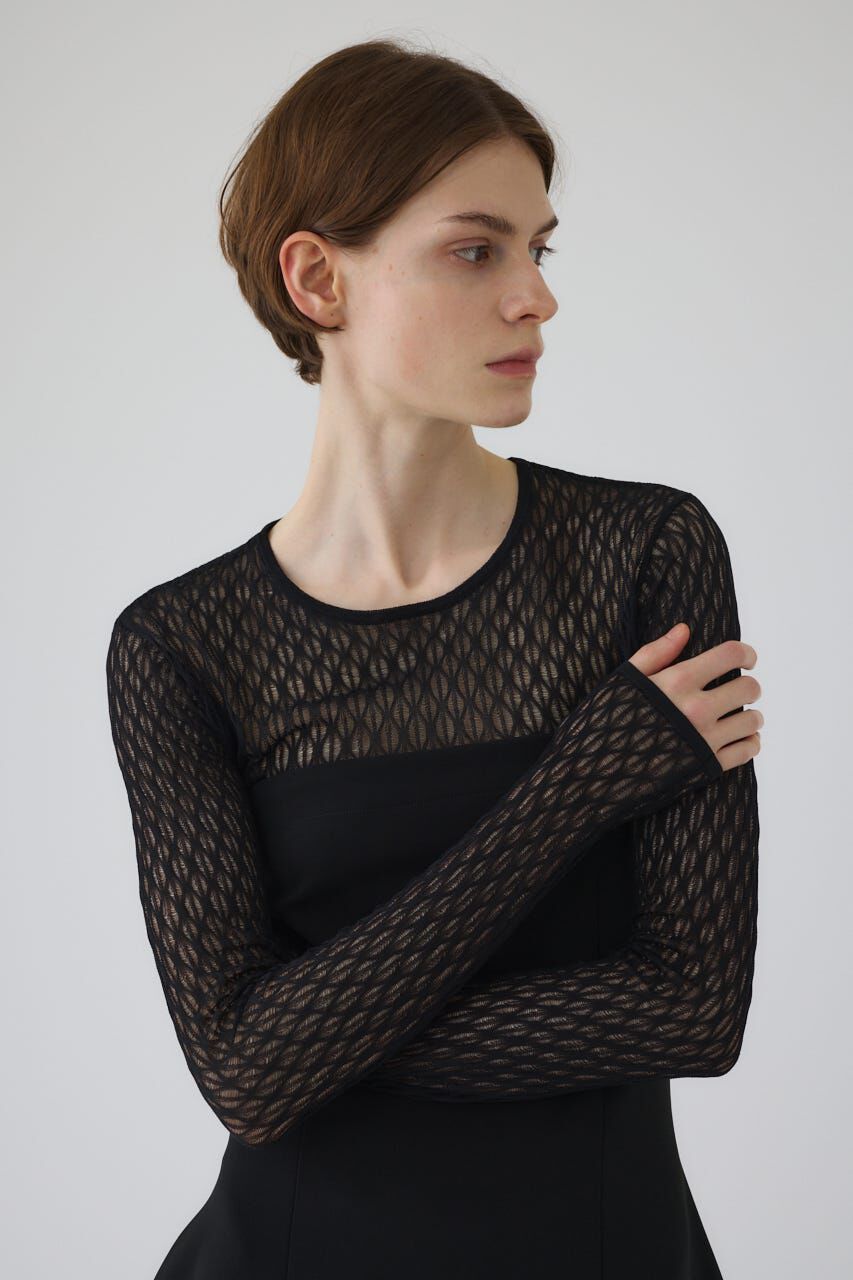 RIM.ARK 「Lace knitting tops」|ニット・セーター|