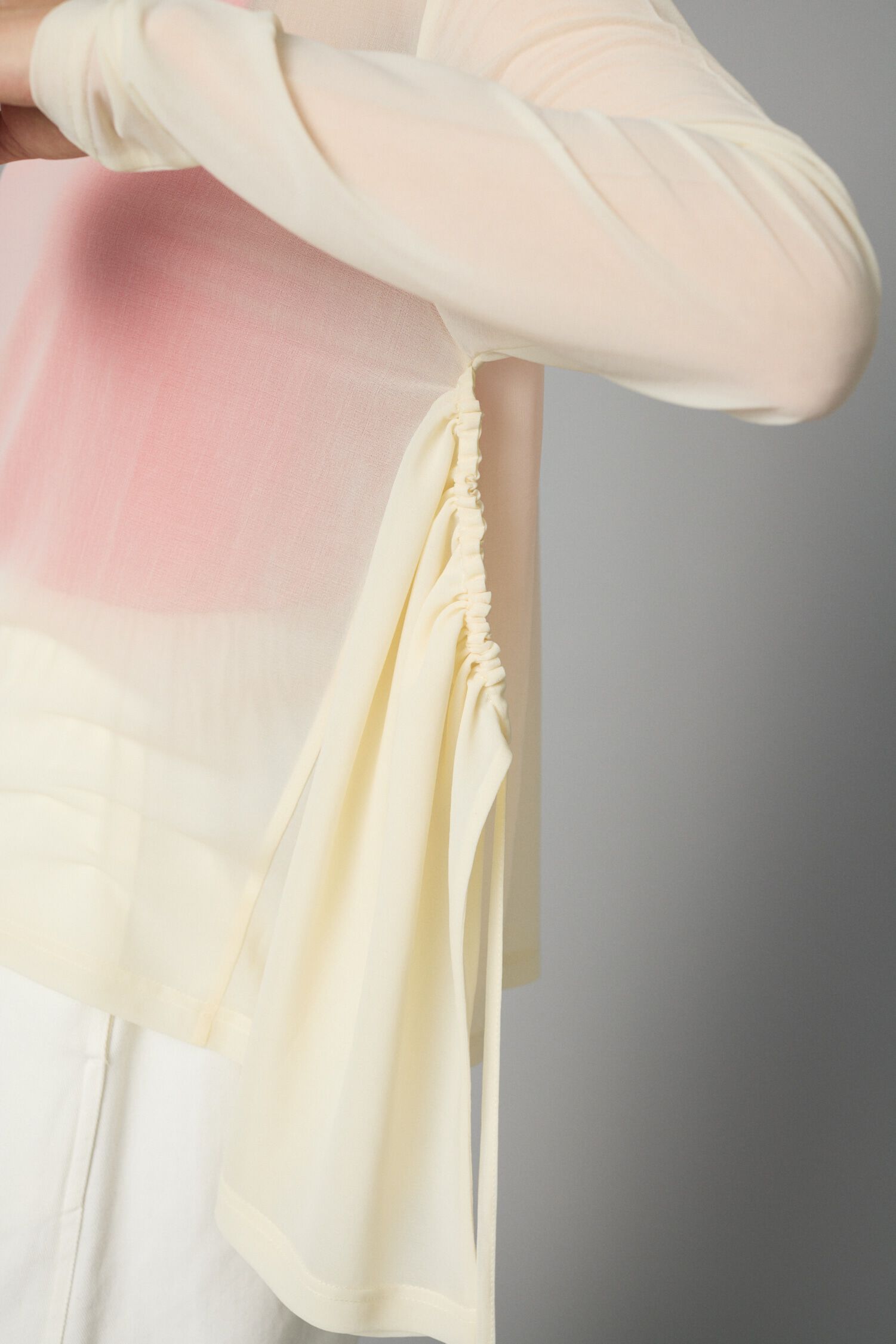 HeRIN.CYE「Sheer squid tops」|Tシャツ・カットソー|