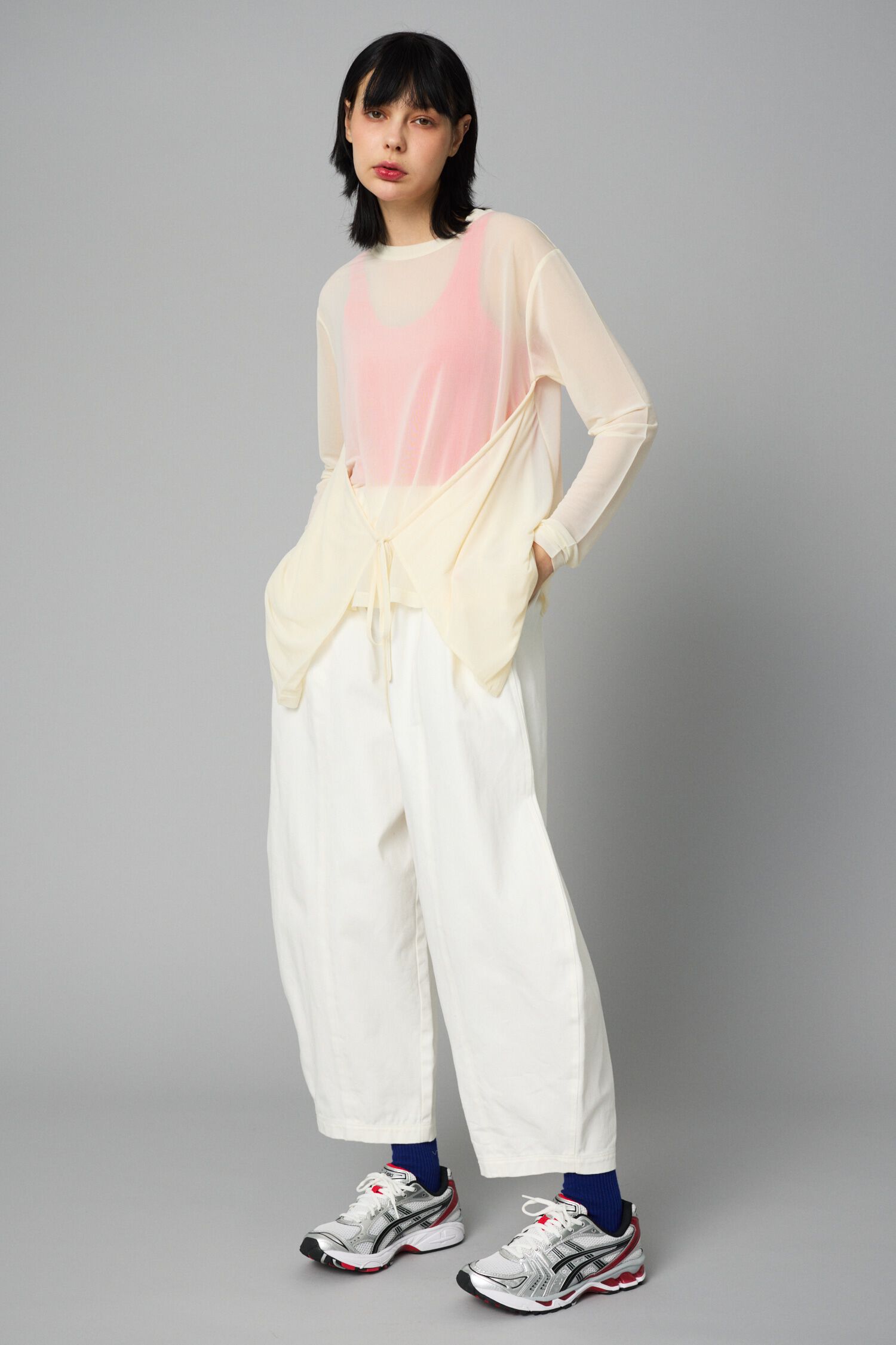 HeRIN.CYE「Sheer squid tops」|Tシャツ・カットソー|