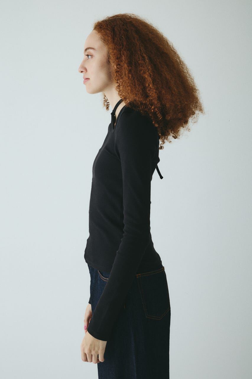 HeRIN.CYE「Wave neck tops」|Tシャツ・カットソー|