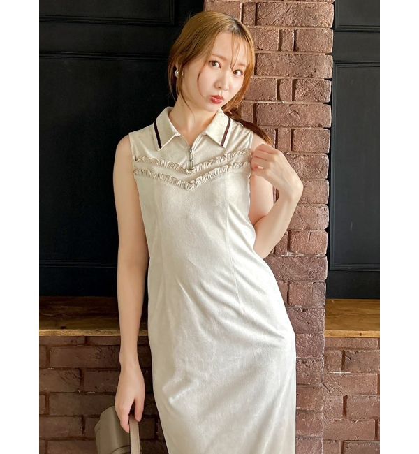 dazzlin「フチフリルレイヤードワンピース」|ワンピース|