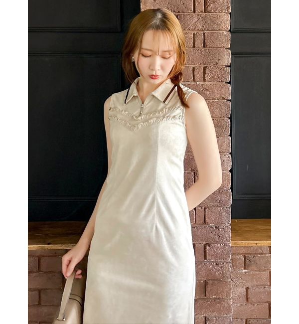 dazzlin「フチフリルレイヤードワンピース」|ワンピース|