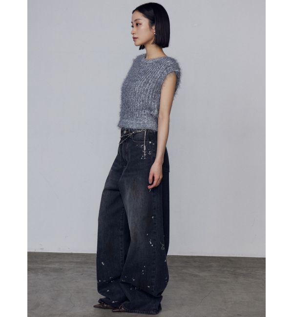 EMODA「ペインティングライクルーズジーンズ」|デニム|