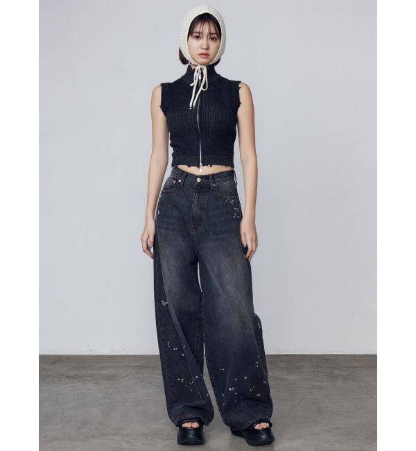 EMODA「ペインティングライクルーズジーンズ」|デニム|