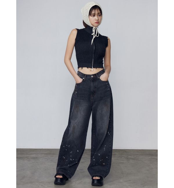 EMODA「ペインティングライクルーズジーンズ」|デニム|