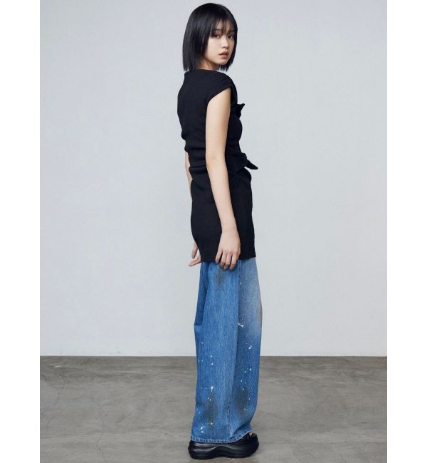 EMODA「ペインティングライクルーズジーンズ」|デニム|