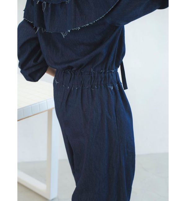 Ungrid「フリルデザインロンパース」|オールインワン|