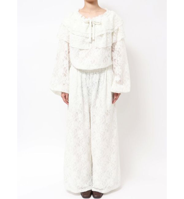 Ungrid「フリルデザインロンパース」|オールインワン|