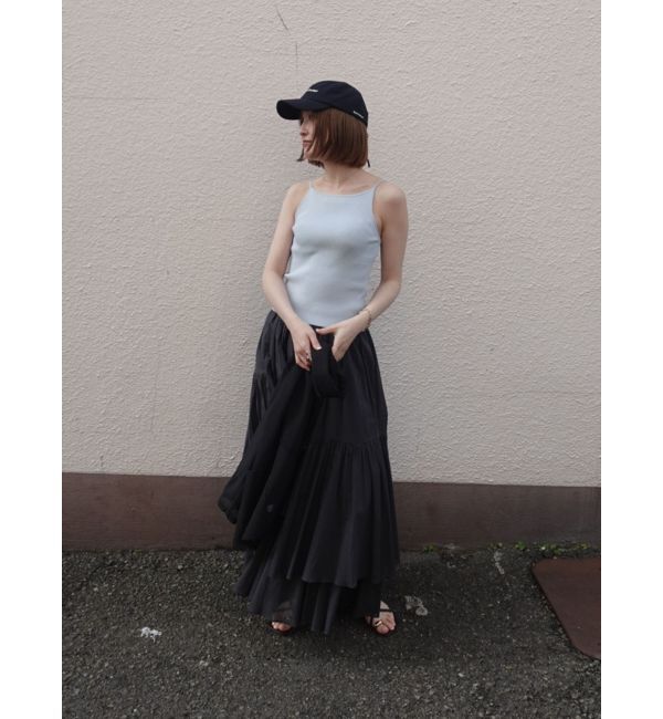 LAGUNAMOON「アシメティアードコットンスカート」|スカート|