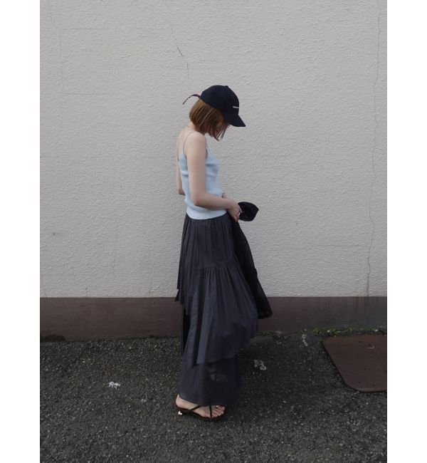 LAGUNAMOON「アシメティアードコットンスカート」|スカート|