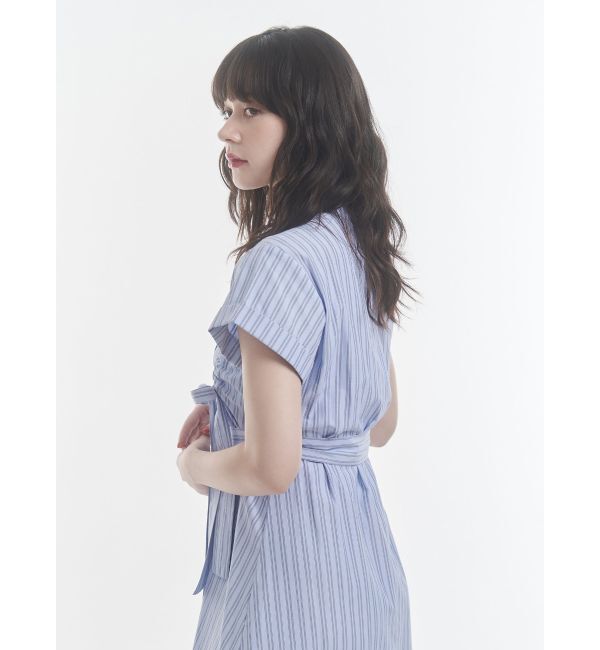 jouetie「ギャザーリボンシャツワンピース」|ワンピース|