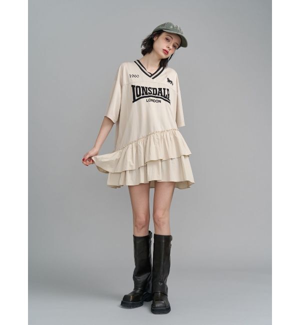 jouetie「【LONSDALE&times;jouetie】ユニフォームワンピース」|ワンピース|