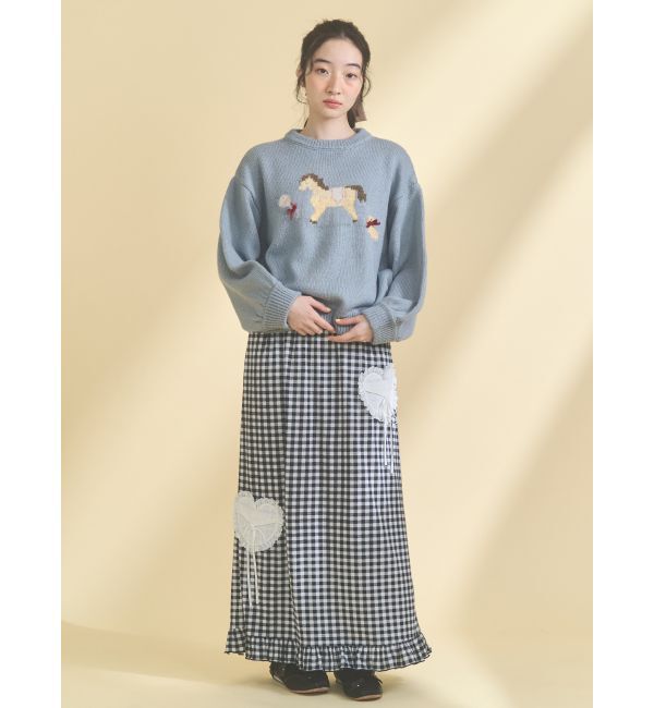 merry jenny「message heart skirt」|スカート|