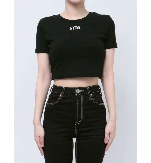 GYDA「BACK OPEN bijou heartトップス」|Tシャツ・カットソー|