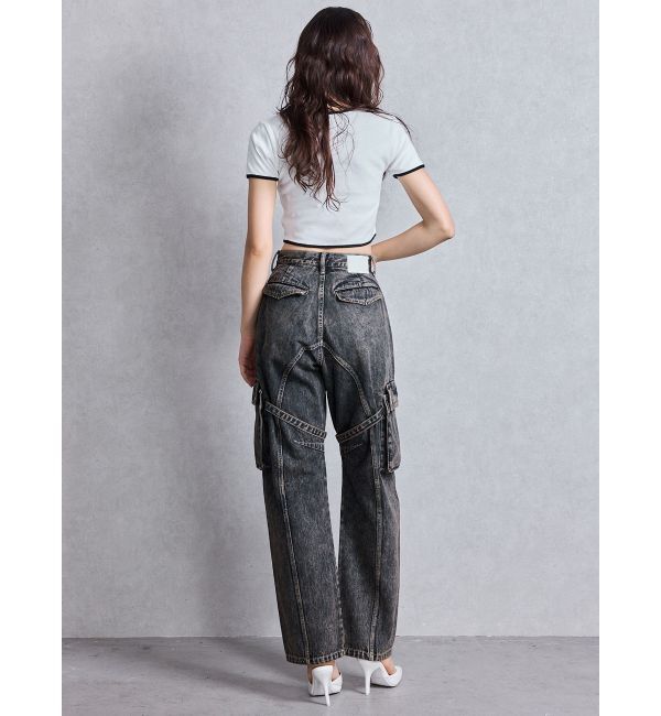 GYDA「Symmetry GYDAバイカラーTシャツ」|Tシャツ・カットソー|