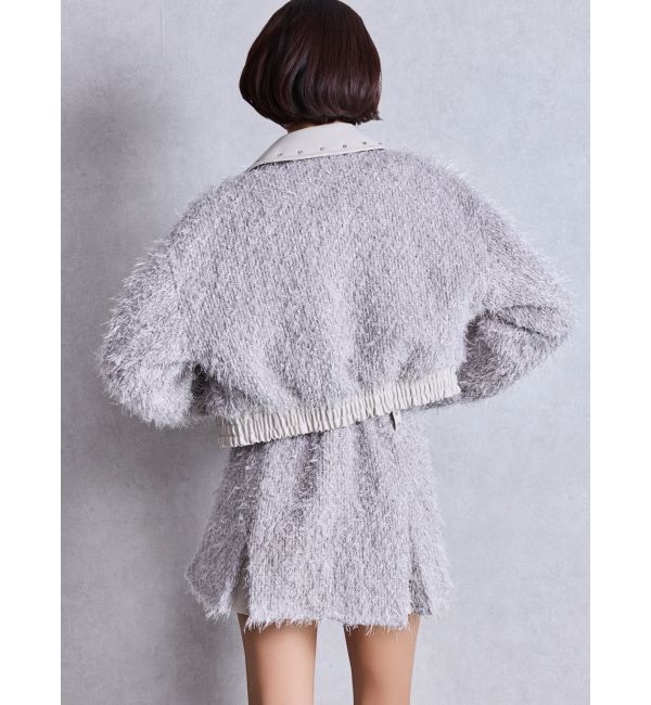 GYDA「ラメフリンジツイードスカートライクショートパンツ」|スカート|