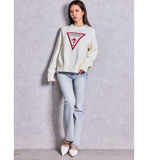 GYDA「GUESS GJ LS CN BIG TRIANGLE SWTR」|ニット・セーター|